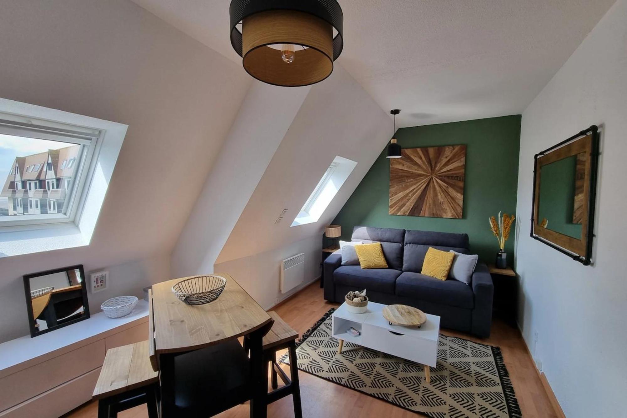 Studio Cocooning Petite Vue Mer Cabourg Kültér fotó